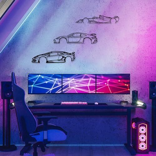 Racing Car Metal Wall Art, 3-Piece, photo 7