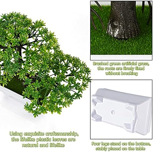 Mini Faux Bonsai in Cement Pot, photo 5