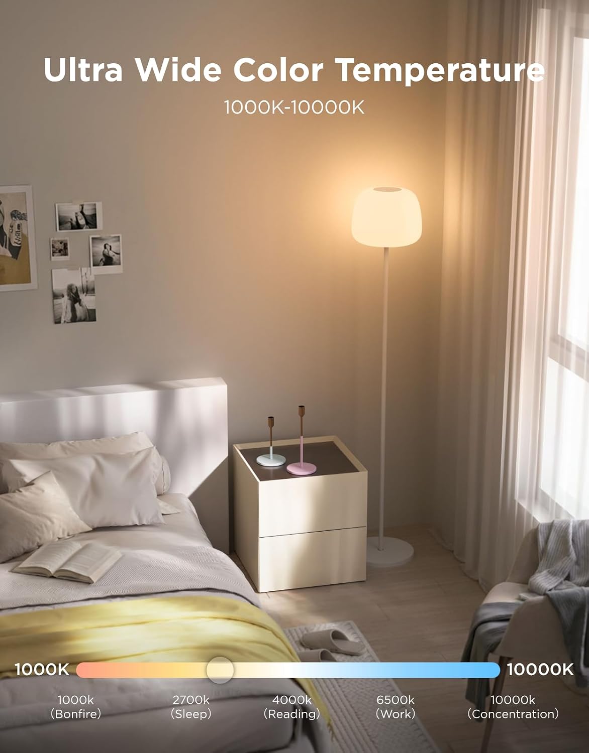 Govee Lantern Floor Lamp, photo 6