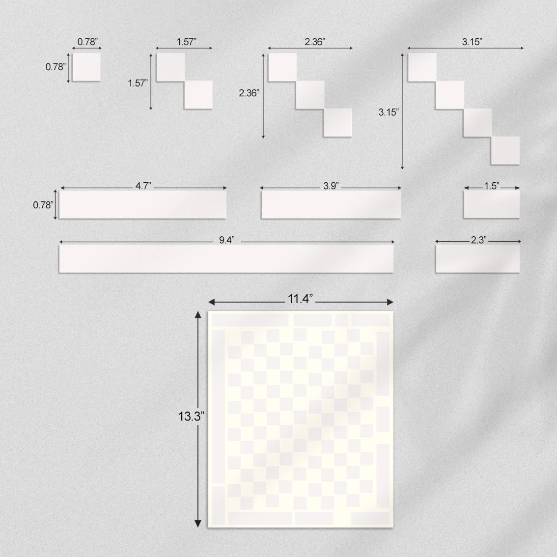 Pixel Rainy Window Stickers, 6-Pack, photo 5