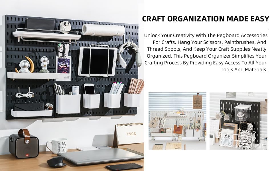 Gaming Pegboard Wall Organizer, photo 5
