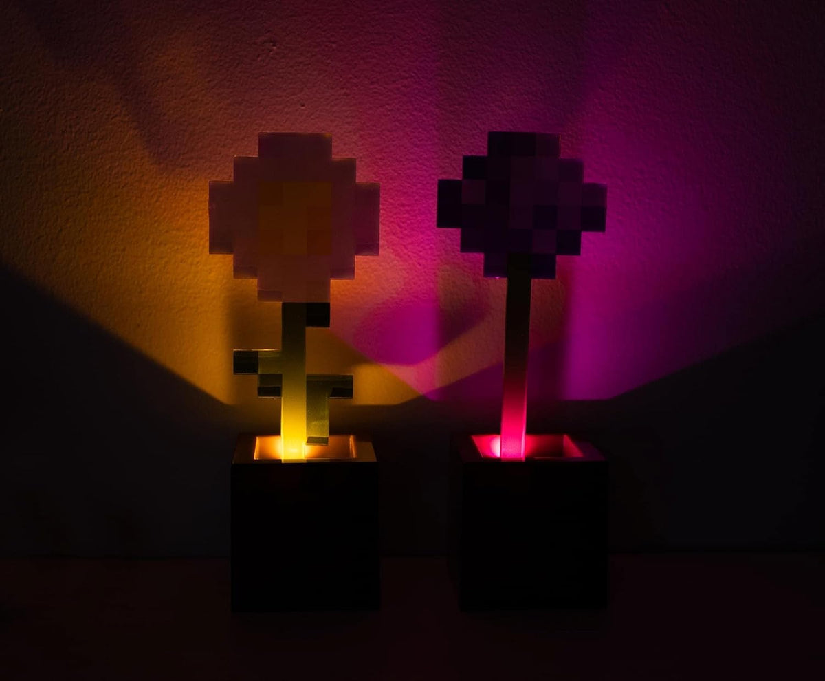 Minecraft Flower Pot Lights, Set of 2, photo 3