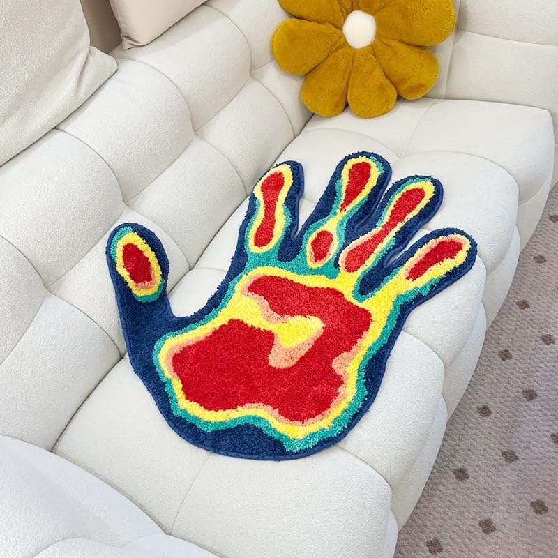 Heat-Map Handprint Tufted Rug, photo 4