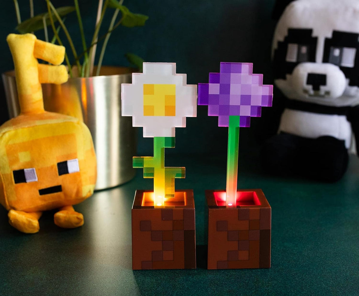 Minecraft Flower Pot Lights, Set of 2, photo 6