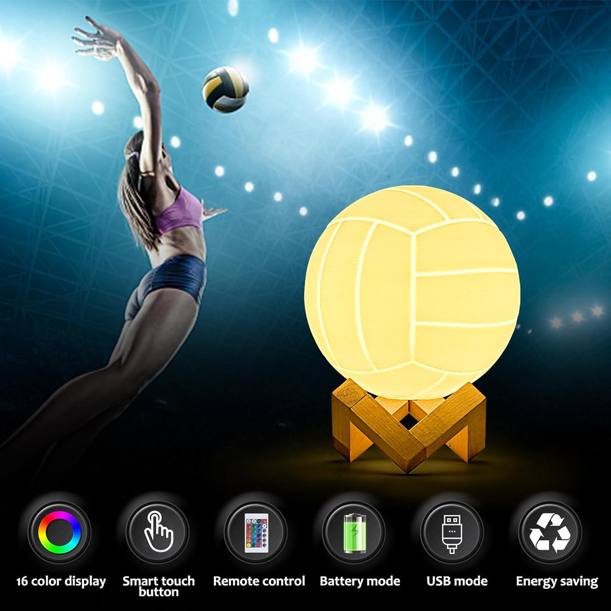 Volleyball Night Light, photo 4