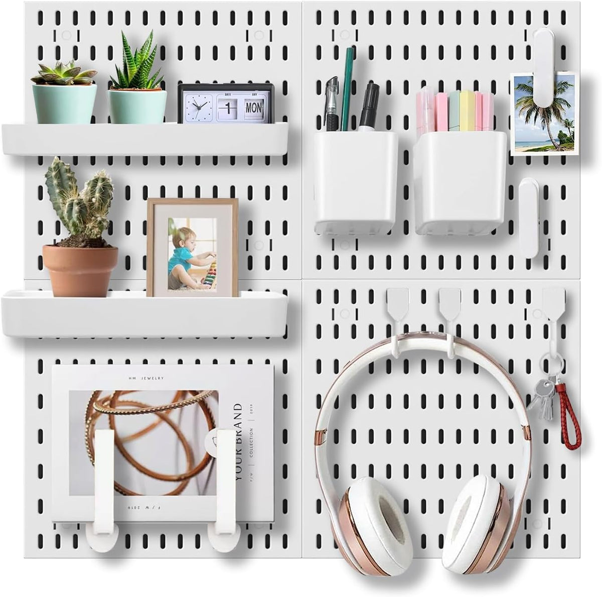 Gaming Pegboard Wall Organizer, photo 2