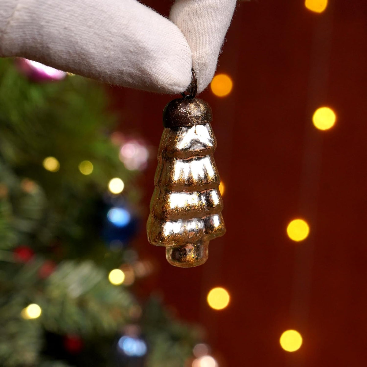 Vintage Glass Christmas Ornaments, 25 Pieces, photo 5