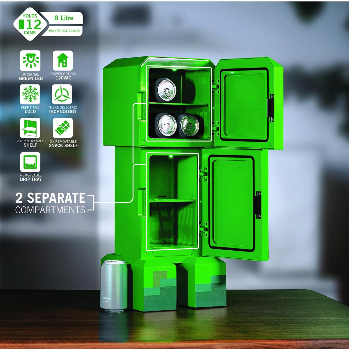 Minecraft Creeper Mini Fridge, photo 3