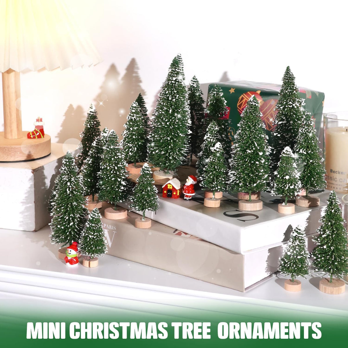 Mini Bottle Brush Christmas Trees, 30-Pack, photo 3