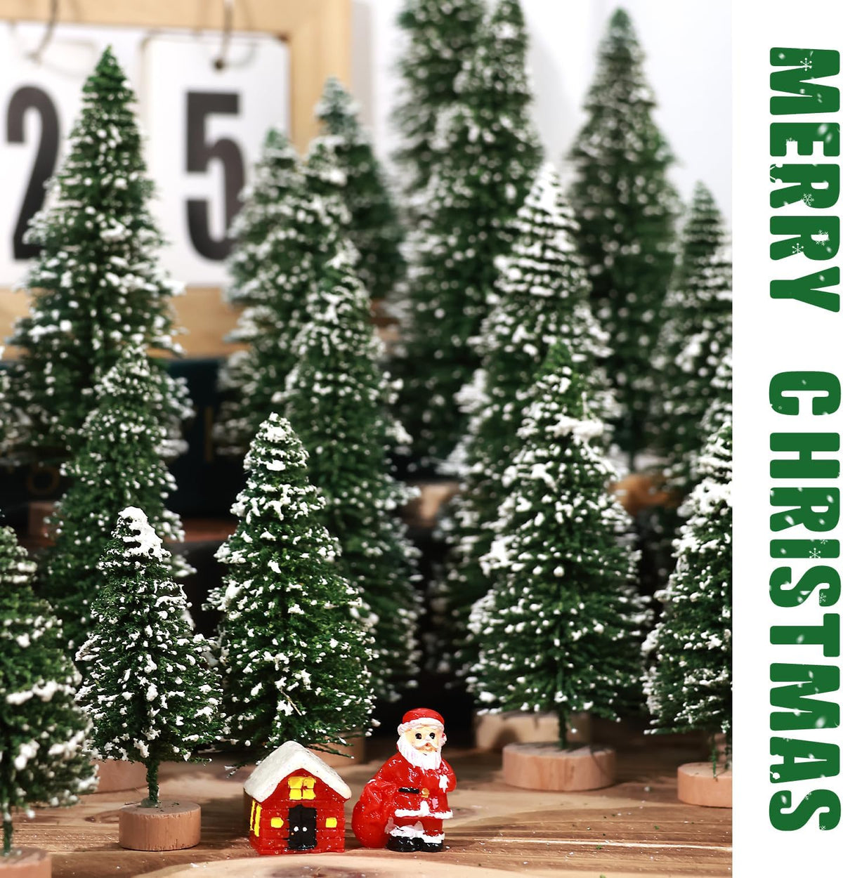 Mini Bottle Brush Christmas Trees, 30-Pack, photo 5