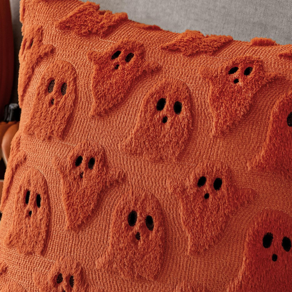 Ghost Pillow Covers, Burnt Orange, Set of 2, photo 7