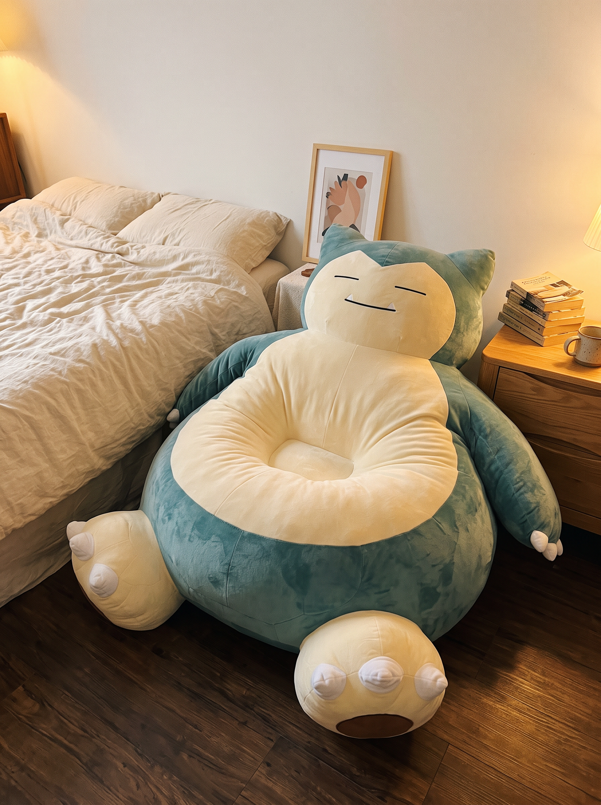 Cat Plush Bean Bag Cover