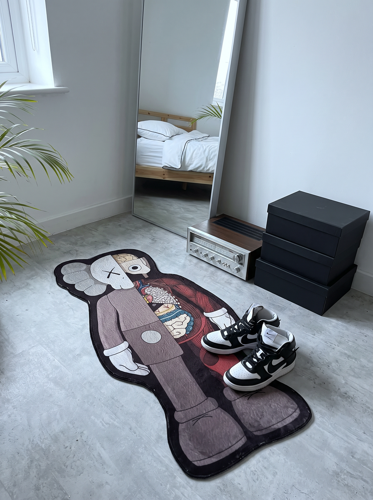 Graffiti Fan Rug