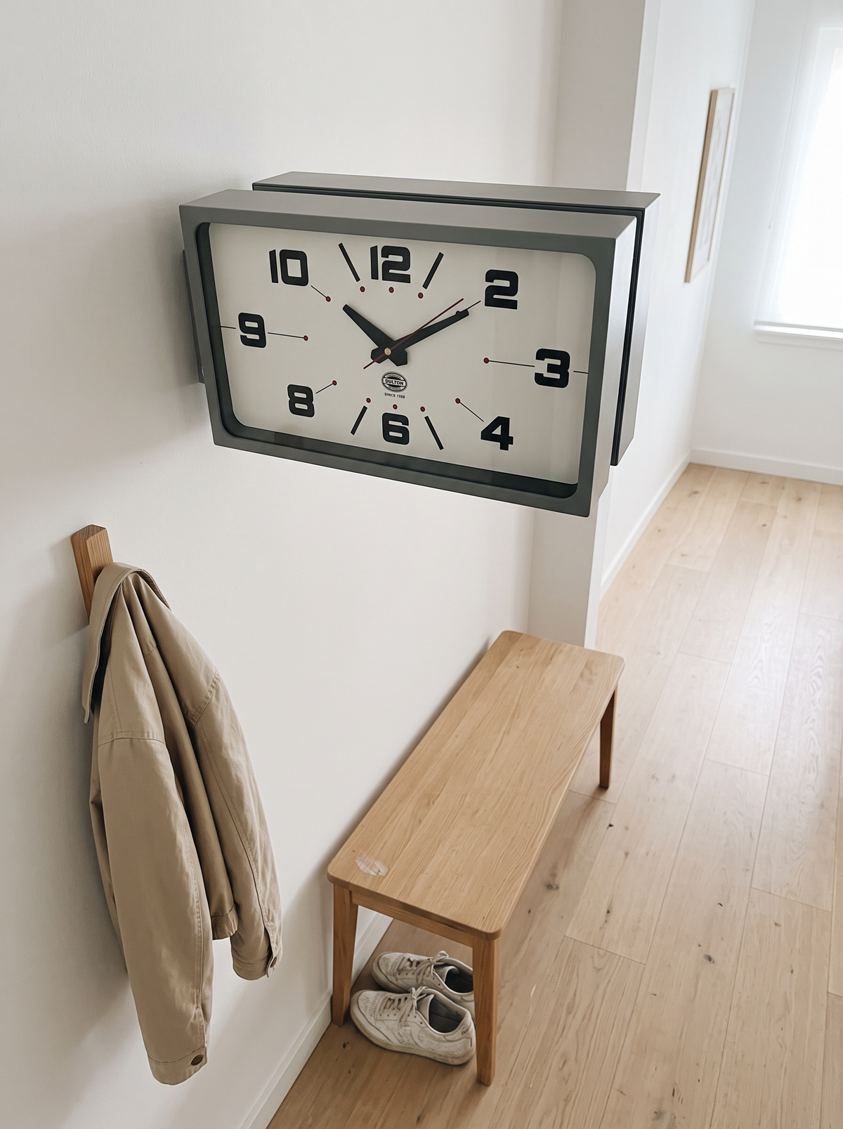 Dulton Double-Sided Wall Clock