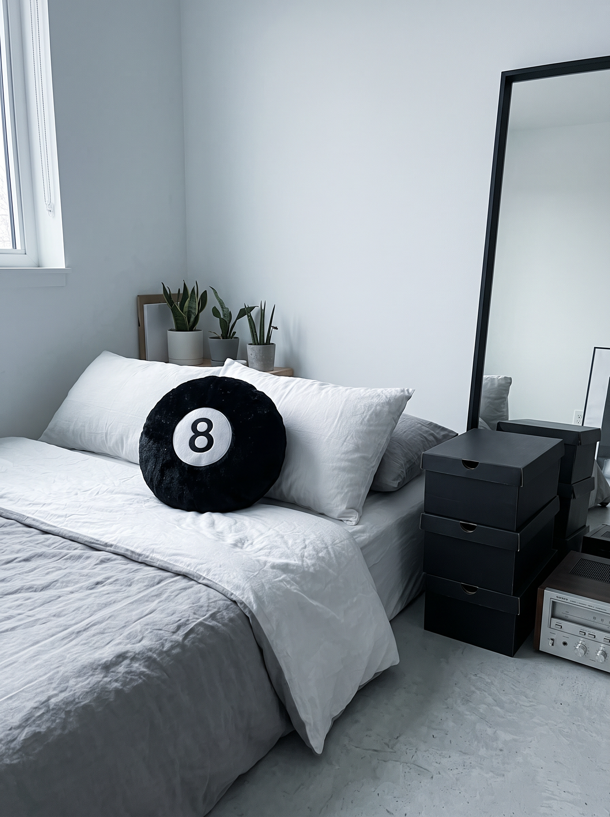 8-Ball Plush Pillow
