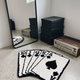 Royal Flush Playing Cards Rug