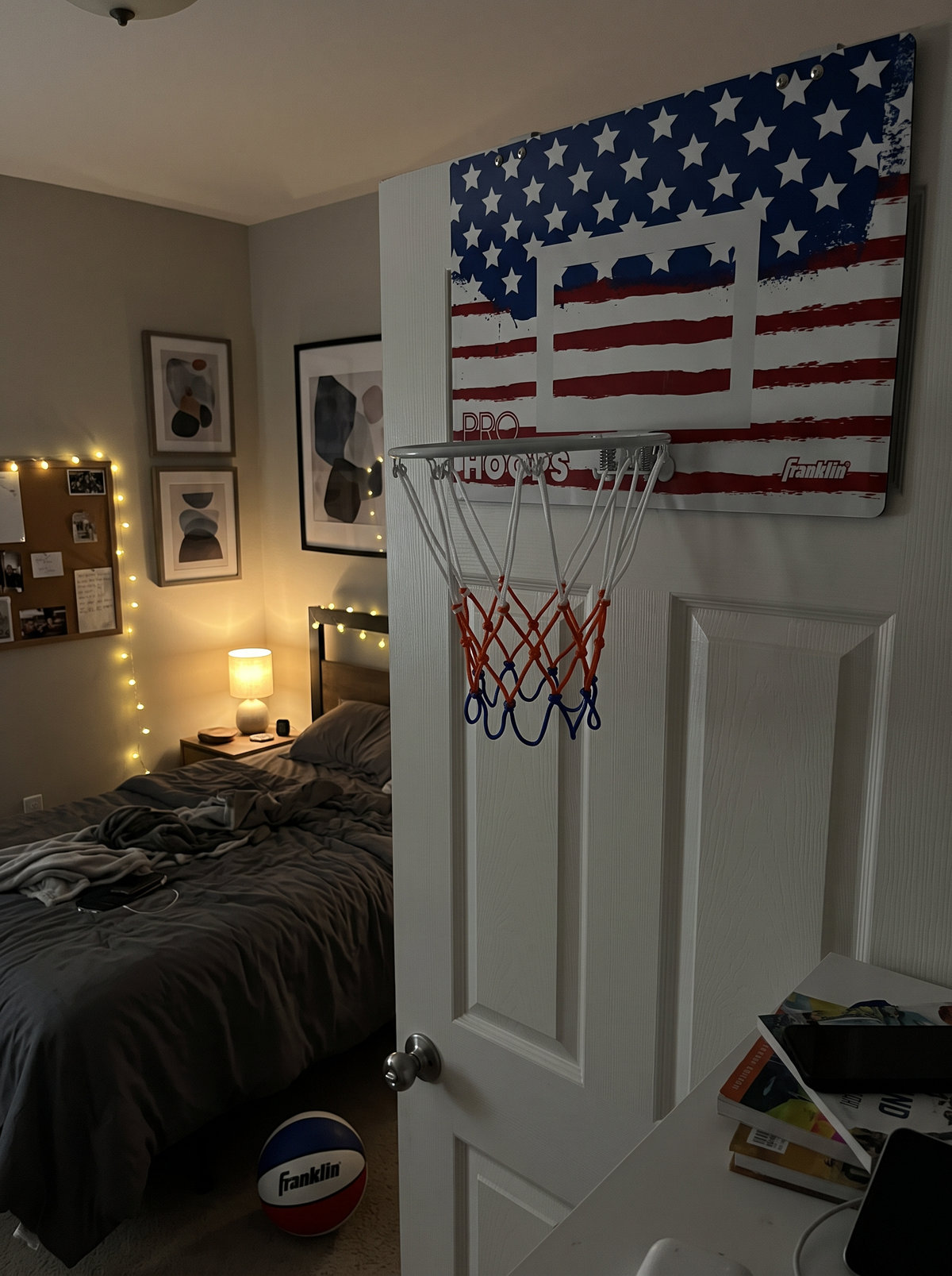 Franklin Pro Hoops Mini Hoop, Red White & Blue