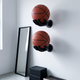 Basketball Wall Holder, 2-Piece Set