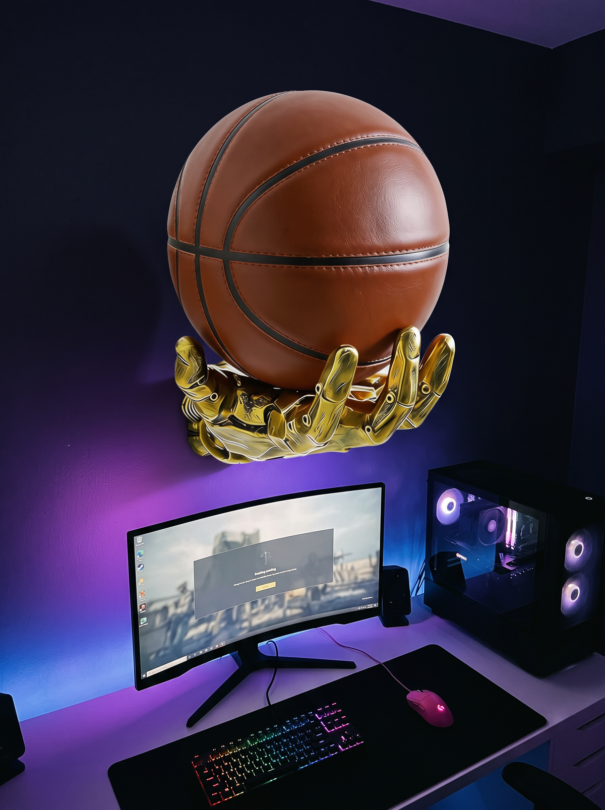 Mechanical Hand Ball Holder