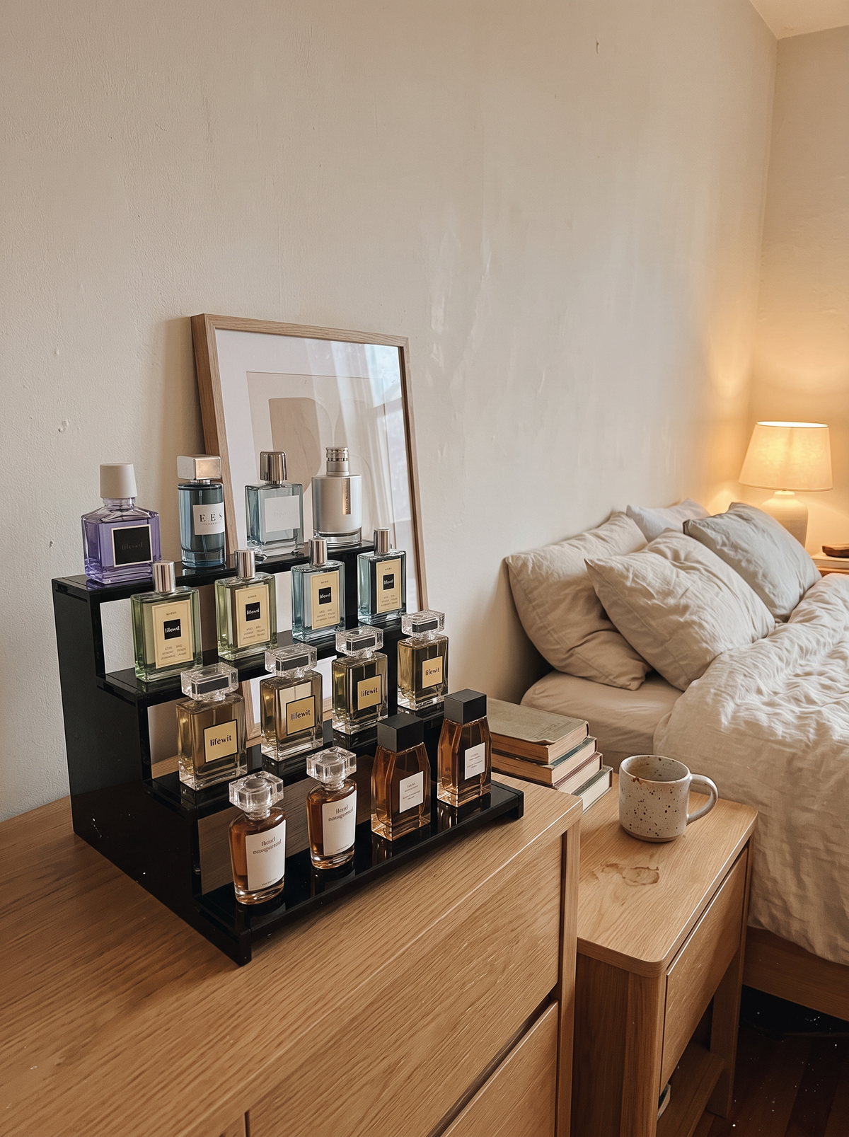 12 in Tiered Perfume Display Stand
