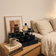 3-Tier Cologne Display with Drawer, Black