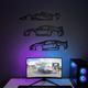 Racing Car Metal Wall Art, 3-Piece