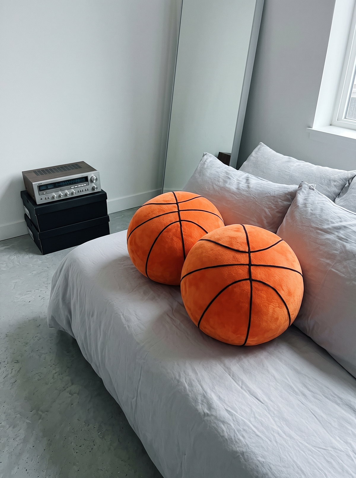 Basketball Throw Pillows, 2-Pack