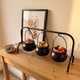 Witch Cauldron Candy Bowls on Rack, Set of 3