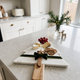Marble Christmas Tree Serving Board