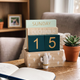 Wooden Perpetual Desk Calendar
